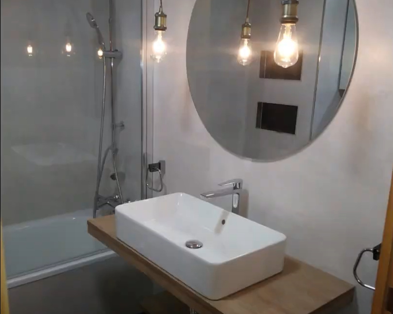 Reforma de Baño Tacto Natural en Talavera